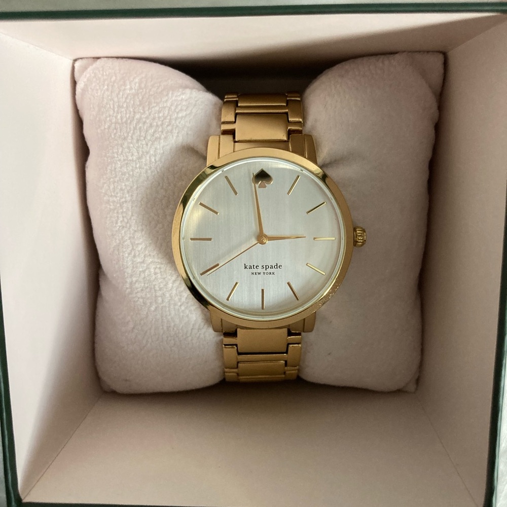 Kate Spade Gramercy Women's 38mm Gold Tone Stainless Steel Watch